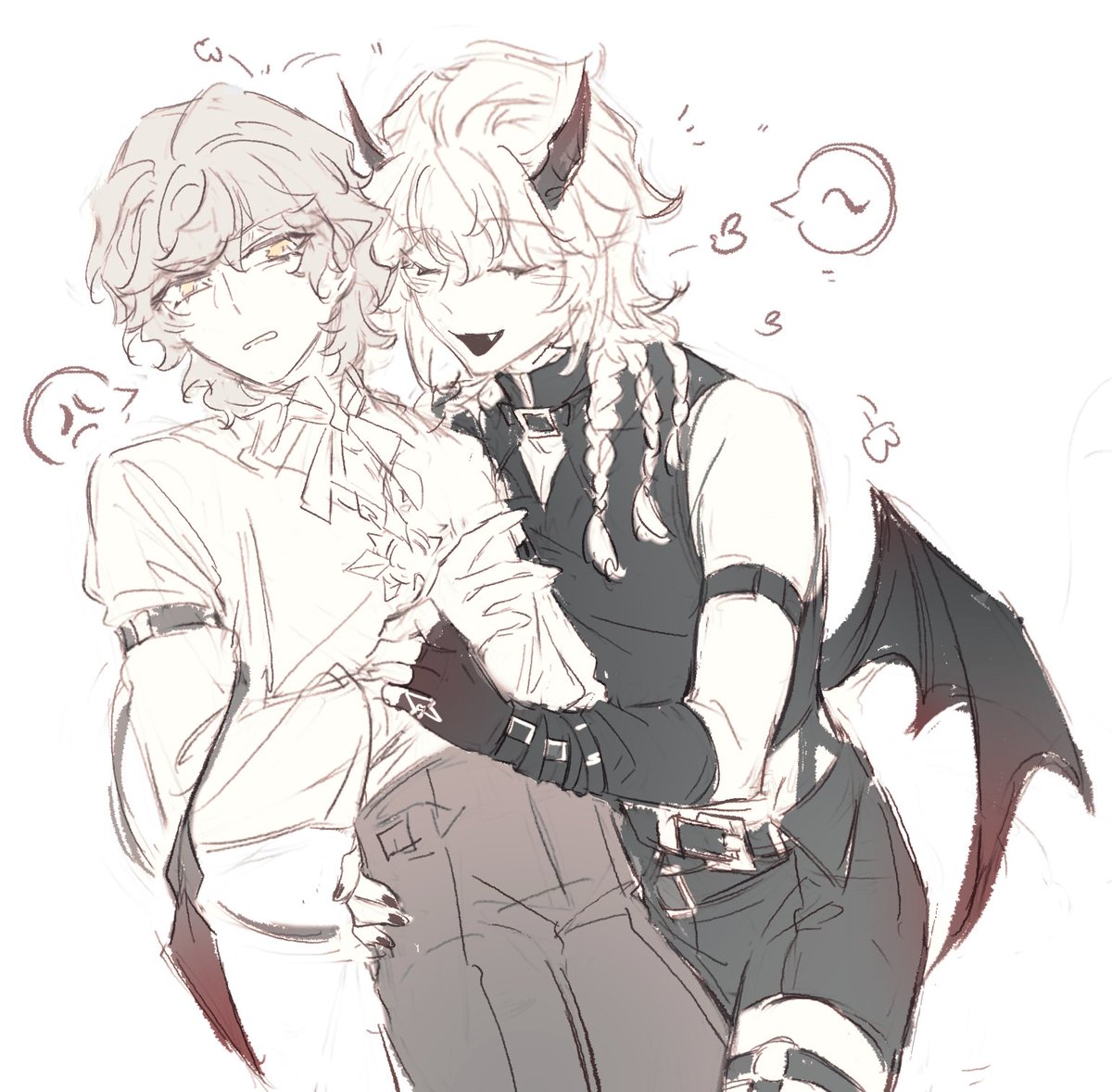 L_kui03's tweet image. 想吃魅魔1了
#夜骨 （赫尼）