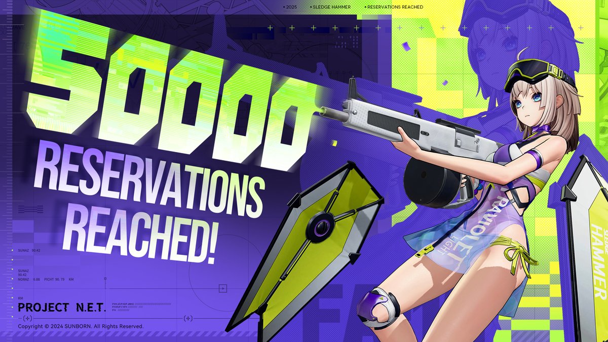 SEAPROJECTNET's tweet image. We have reached the milestone of 50,000 pre-registrations!
Thank you for your continuous support for Project NET!
>> Pre-Register: sea.hecategames.com
Please leave your expectations and wishes for the game! We're committed to refining and optimizing the game to bring you an…