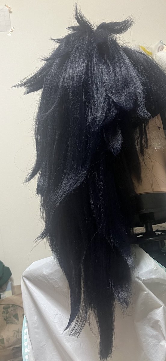 みてー、かわい
肉眼で見るとちょっとなってとこあるけど、でもかわいー
こんぐらいふわっふわだとむしろやりやすかった