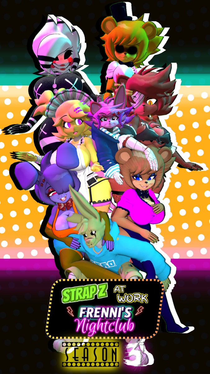 Official poster for season 3    

Game By: <a href="/FatalFire7/">Fatal Fire Studios🔞</a>
Models By: <a href="/CryptiaCurves/">🔞Cryptia🔞</a>
Fazclaires clothes design By: <a href="/SSSeaweed1/">Croseneu</a>
Springtrap by: <a href="/Mikequeen123/">Cherryvania</a>  
Fextrif Textures by: <a href="/Strap_animation/">Strap Z_animations</a>