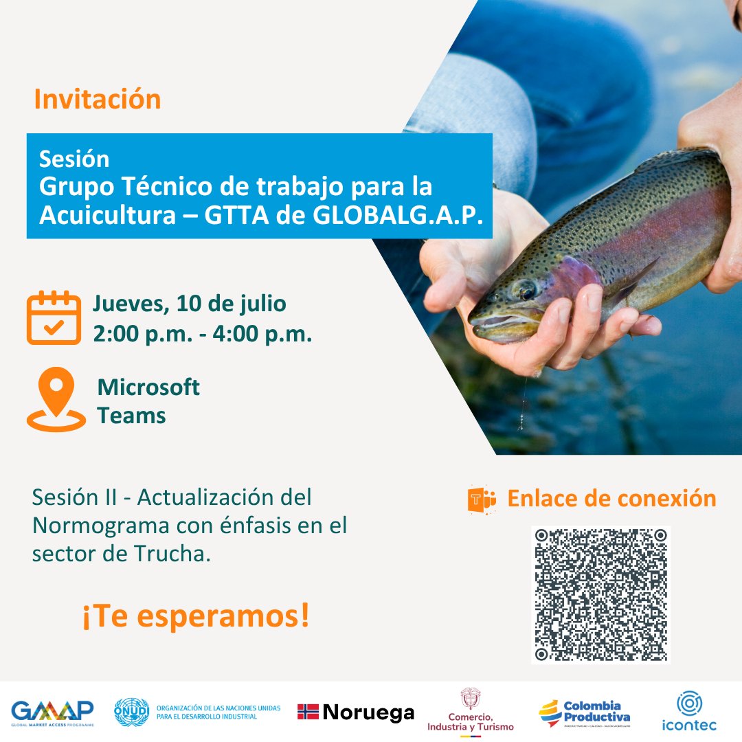 GMAP Colombia (@gmapcolombia) on Twitter photo ¡En pocos minutos iniciamos!
2:00 p. m. – 4:00 p. m.
Reunión virtual por Teams:
teams.microsoft.com/l/meetup-join/…
<a href="/ONUDIColombia/">ONUDI en Colombia</a> <a href="/noradno/">Norad</a> <a href="/MincomercioCo/">MinComercio Colombia</a> <a href="/Col_Productiva/">Colombia Productiva</a> ¡En pocos minutos iniciamos!
2:00 p. m. – 4:00 p. m.
Reunión virtual por Teams:
teams.microsoft.com/l/meetup-join/…
<a href="/ONUDIColombia/">ONUDI en Colombia</a> <a href="/noradno/">Norad</a> <a href="/MincomercioCo/">MinComercio Colombia</a> <a href="/Col_Productiva/">Colombia Productiva</a>