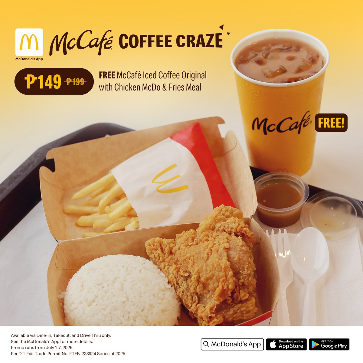 This Coffee Craze got my cravings ✨satisfied✨ 😋

Google Play Store – bit.ly/mcdoph-app-and…
App Store – bit.ly/mcdoph-app-ios

Get sulit coffee deals on the McDo App NOW! ☕️ Available until July 7, 2025.