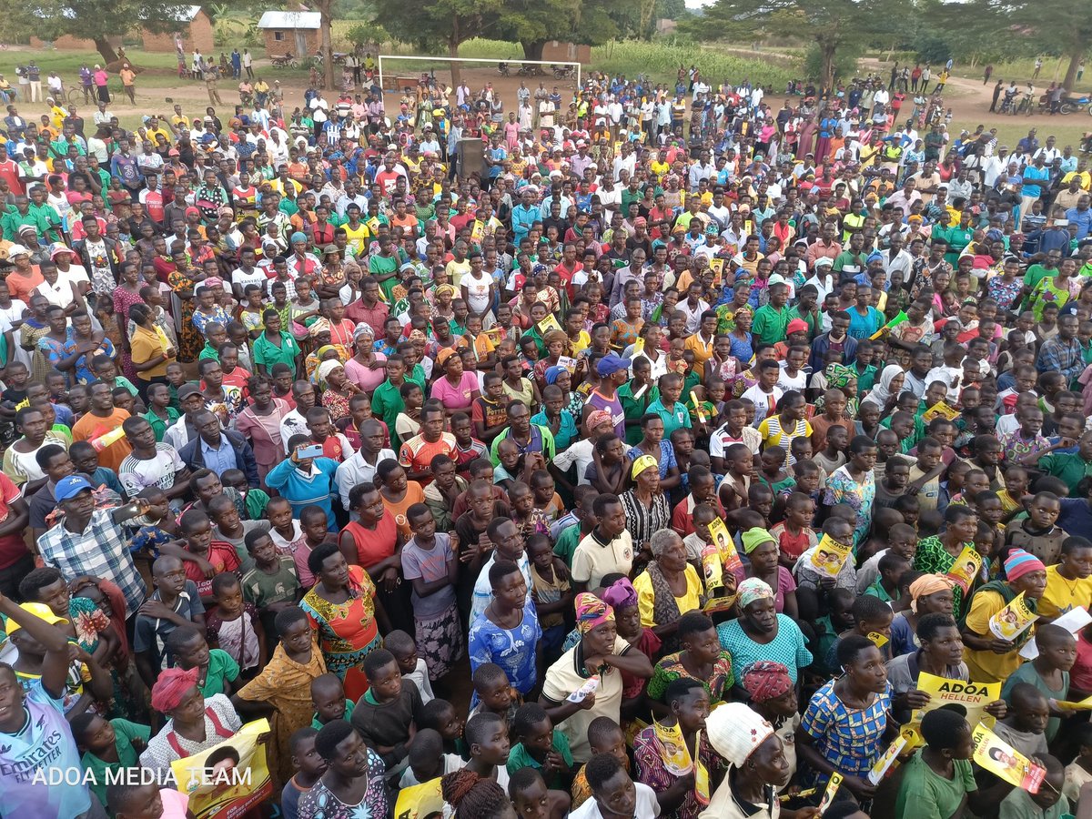 AdoaMediaTeam's tweet photo. Thousands show love and support for Hon. @HellenAdoa as she seeks re-election as NRM Flag Bearer for Serere District. Let's make our voices heard! Vote Hon. Hellen Adoa on July 17, 2025, for continued leadership and development. #AdoaForSerere #NRM #LeadershipThatDelivers" ¹ https://t.co/shwwxMfsRn