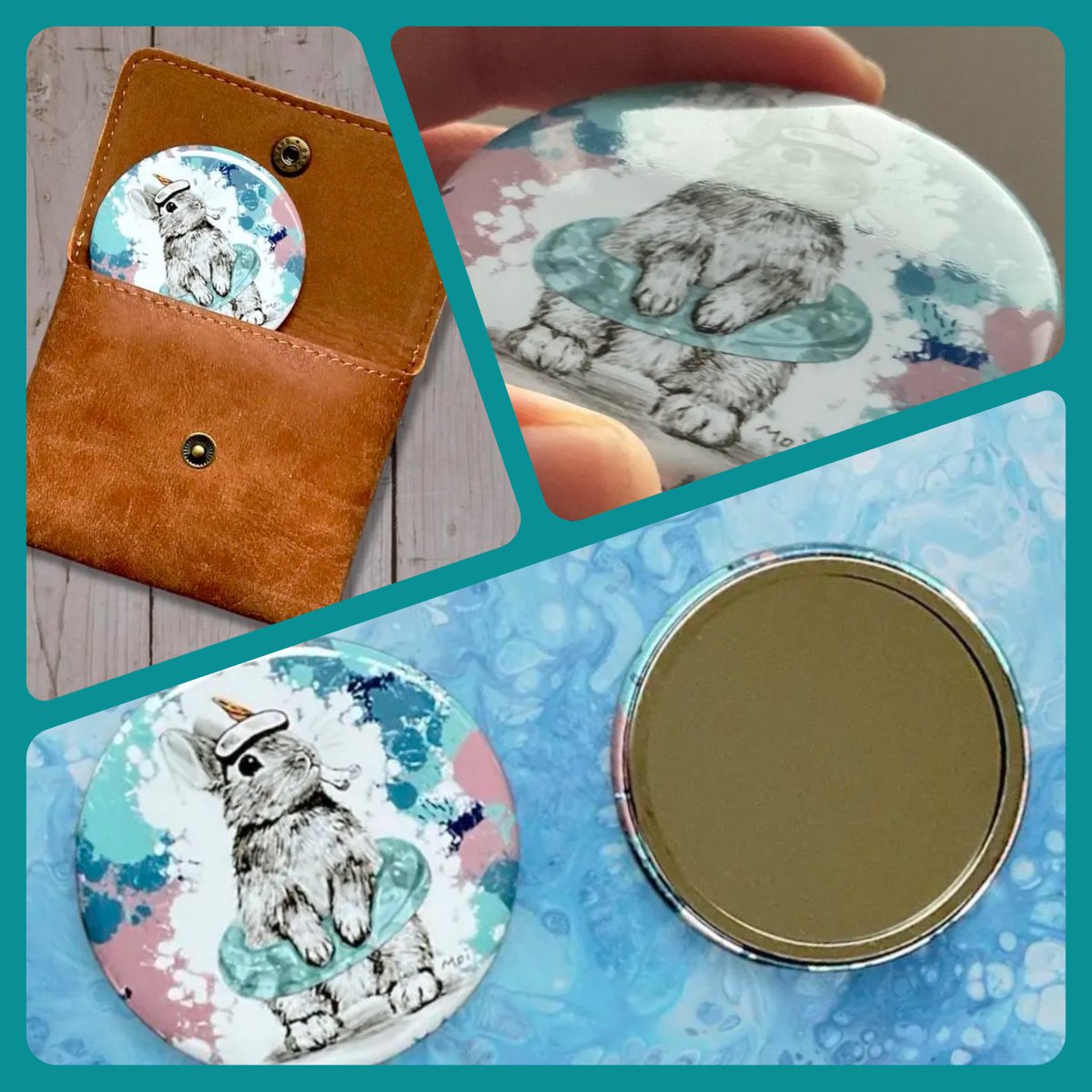 WorldNimo's tweet image. 【minne】
浮き輪とシュノーケルでがっつり泳ぎに来たネザーくんの缶バッジミラーです🌊
「あのう、うさぎ専用ビーチがあるとお聞きしまして…」
↓ ミンネで販売中 ↓
minne.com/items/39417563
#うさぎイラスト #可愛い #プレゼント #ギフト #ミラー #うさぎデザイン #缶バッジミラー
