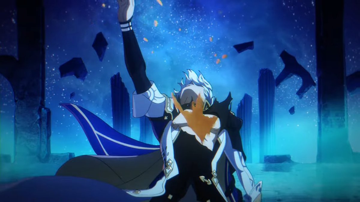 cioccolato_kun's tweet image. It looks so funny with his clothes suddenly combusting.
Flame Reaver watching all of this be like: Why're you naked 🧍🗿