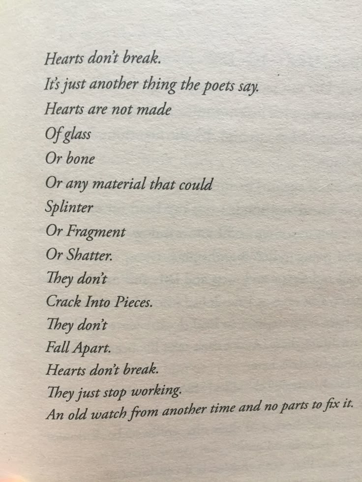 Every single time I reread this one, it's just a reminder of the not working thing in a way...