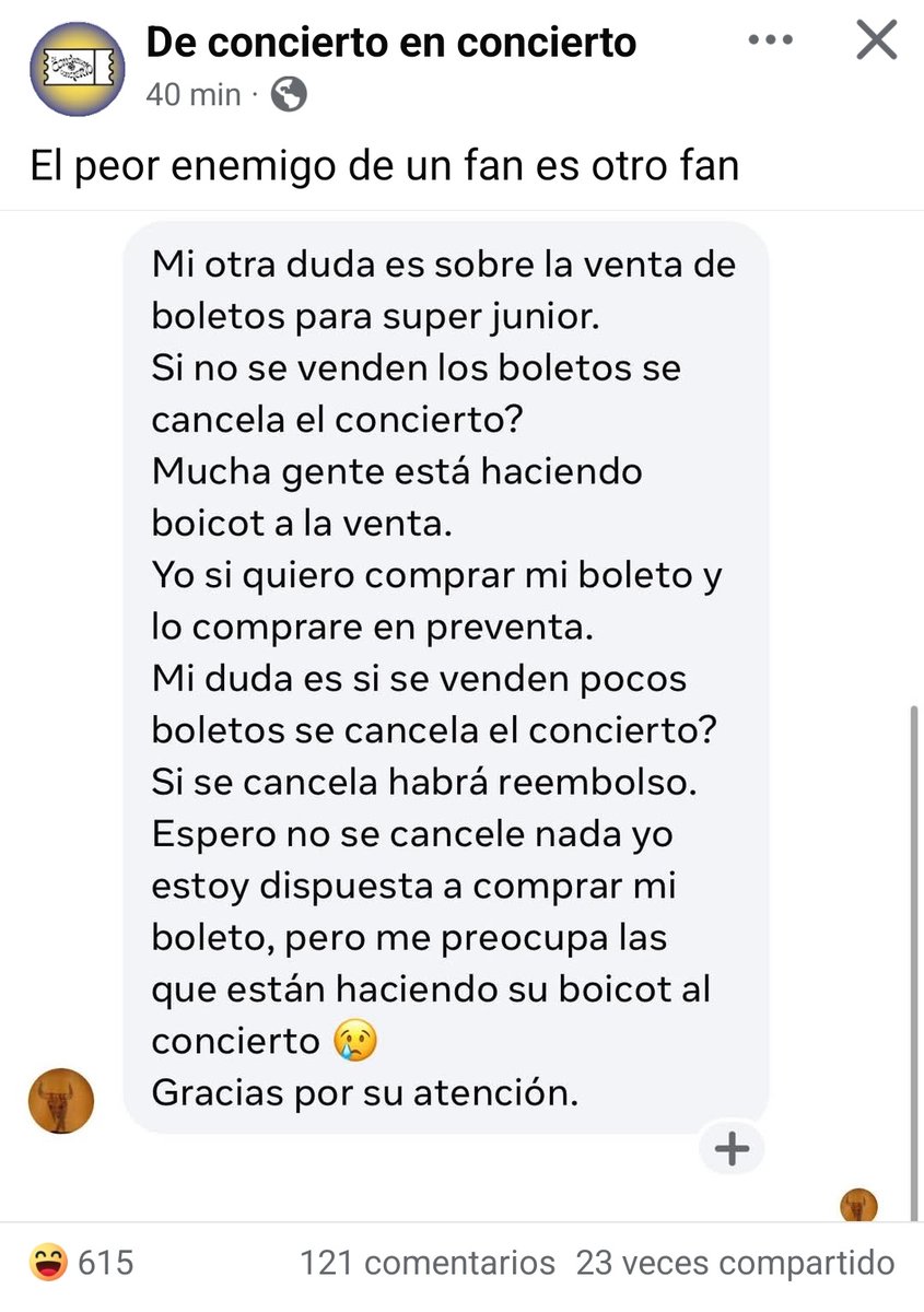 20mg_Haru's tweet photo. Para mi aquellas que se están dividiendo y crean caos, me huele que ocesa les pago porque ayer mucho apoyo y hoy tratando de pelear...nadie está diciendo lo contrario pero estamos luchando por tratos justos y viene con sus cosas,aguanten chicas

#OCESA_OUT
#ELF_NO_COMPRA https://t.co/OvhWF9noeo
