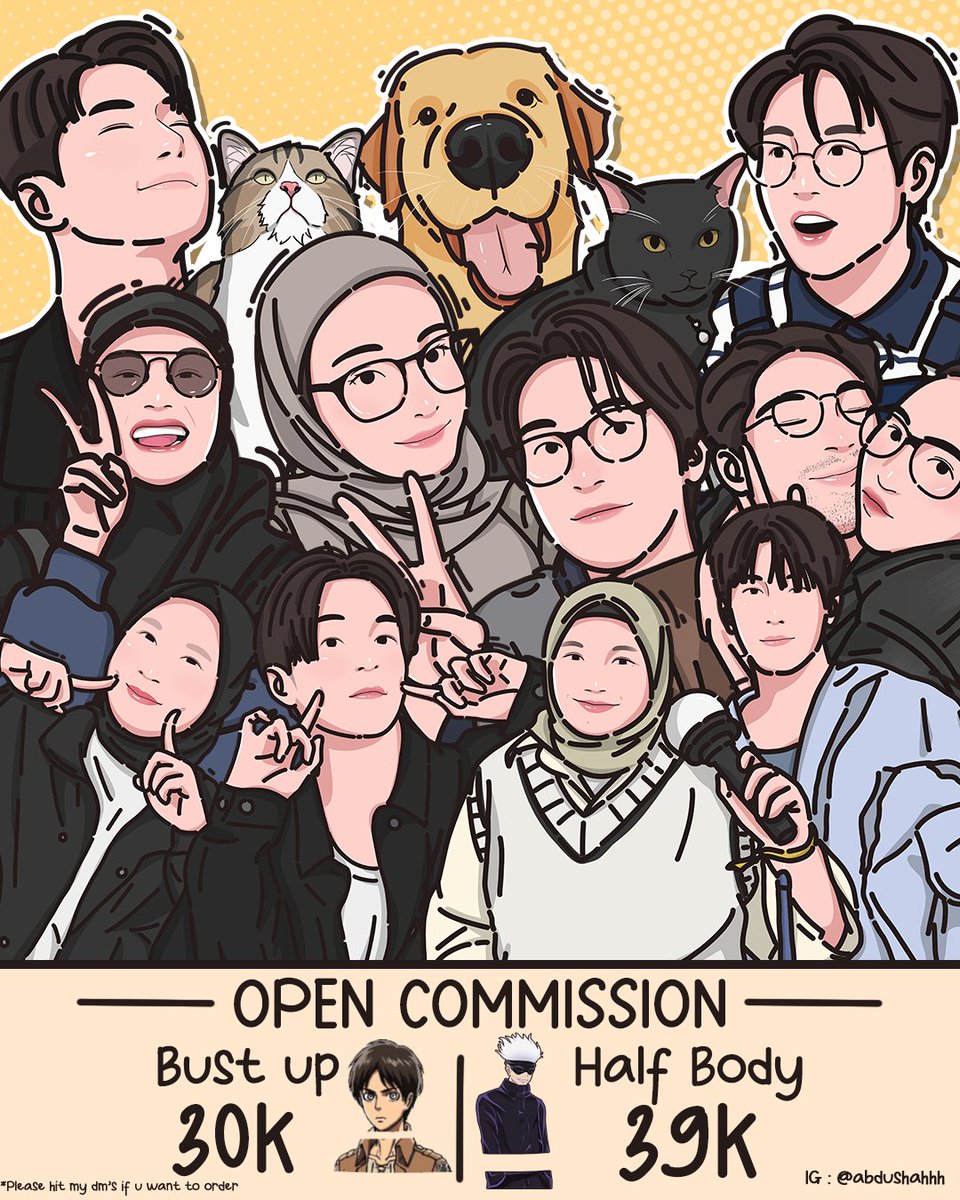 beduuunih's tweet photo. Halo guys, aku open commission pakai style yang ini yaa.
Boleh dm ke akun X ku ini atau chat ke WhatsApp yang tertera di bio.
Repost/share akan sangat membantu buat akuu, terimakasih guys.
#zonauang  #zonajajan https://t.co/NjeLh03wAO