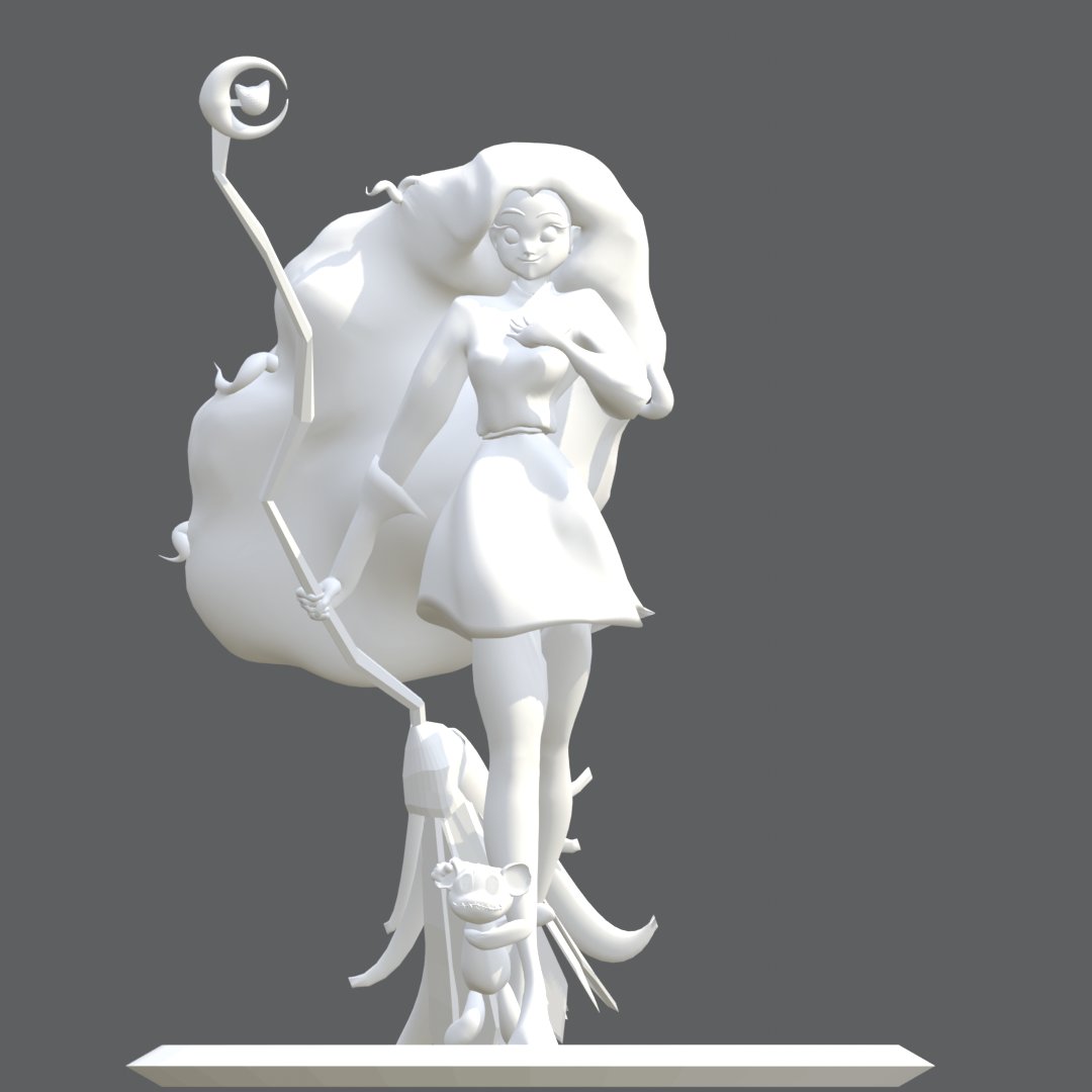 ndanudraws's tweet image. Bonnie figurine from The Ebony Witch Animation project! These came out so lovely