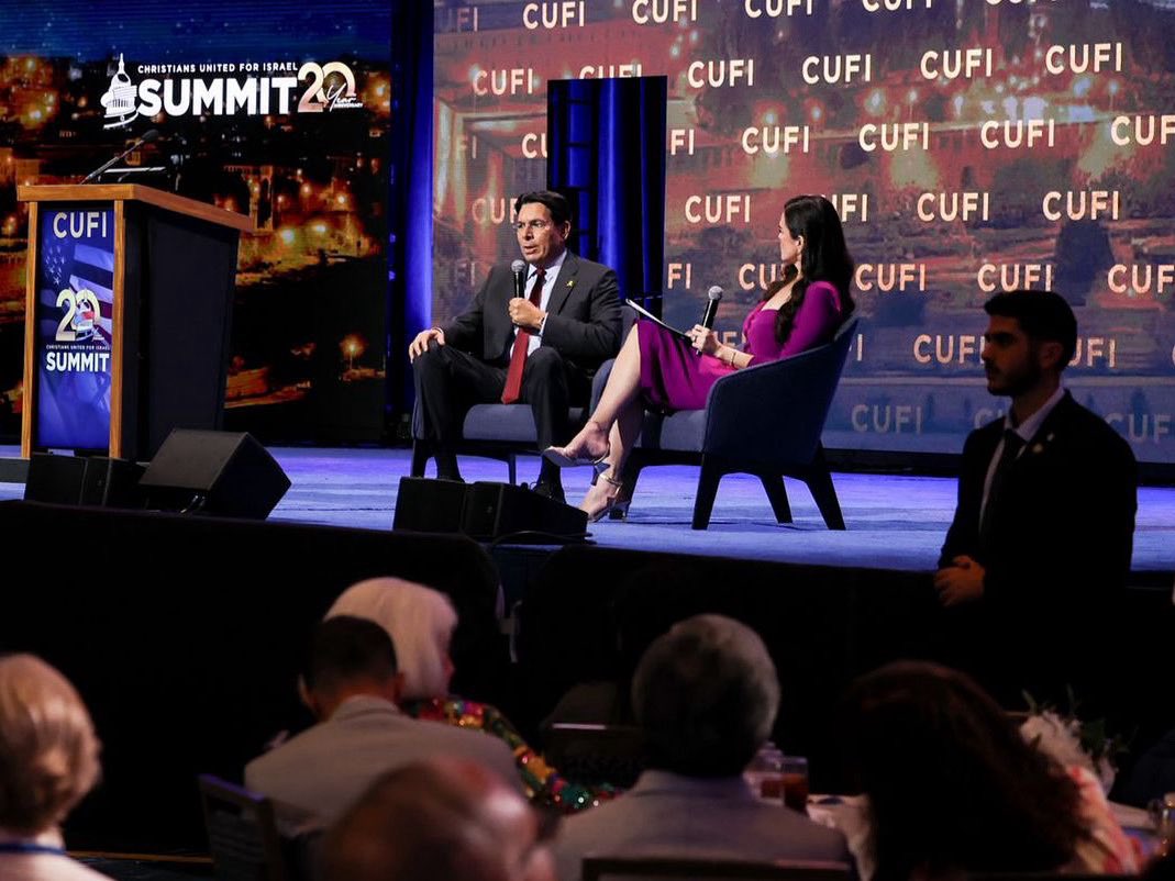 dannydanon's tweet image. I was honored to speak in front of thousands of Christian supporters of Israel at the annual @CUFI conference. I expressed our deep gratitude to President Trump for his bold decision to stand with us in the necessary campaign against the Iranian regime. There’s no doubt he…