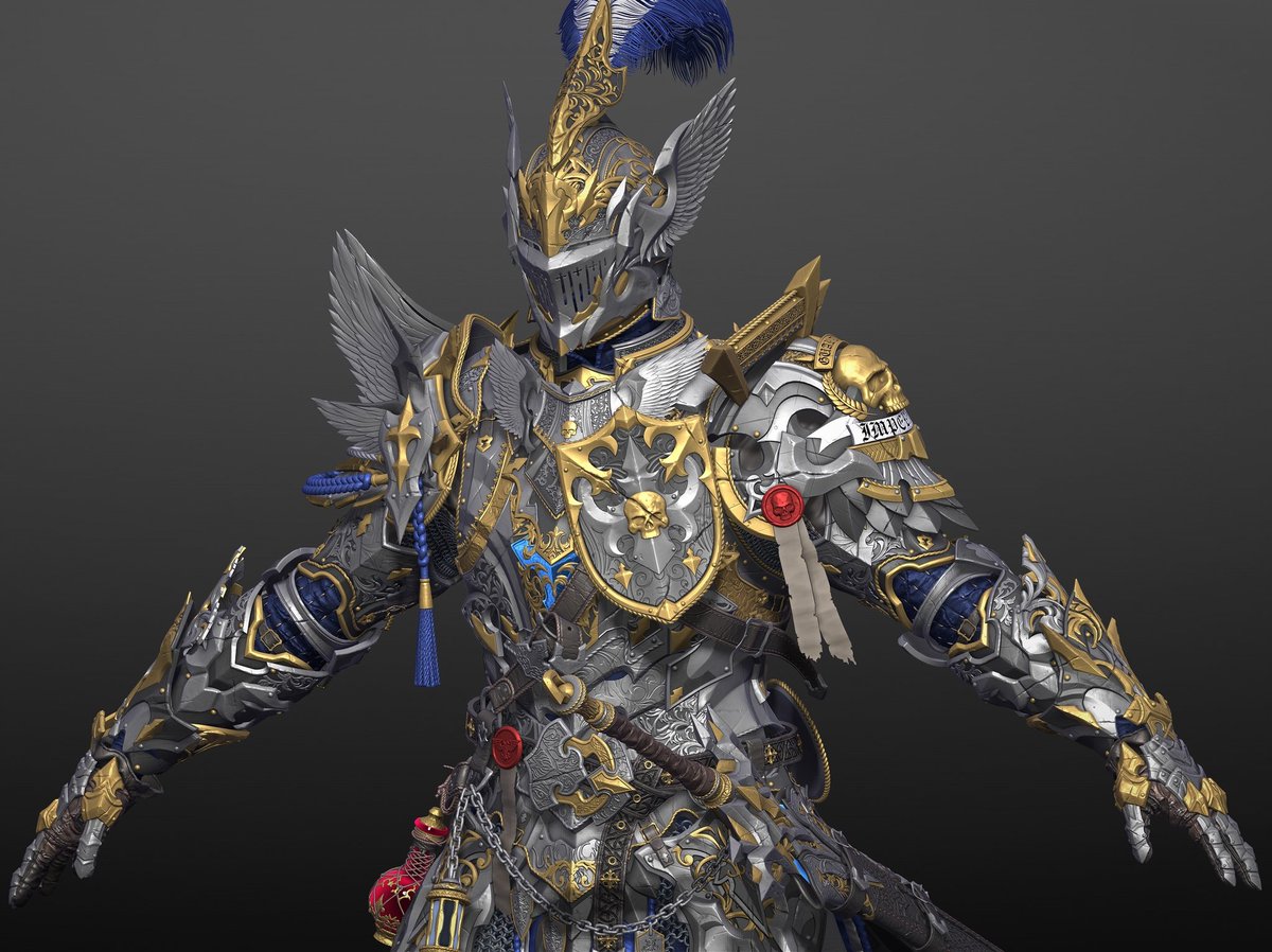 zaki_zero117's tweet image. Learning progress 🛡🔥⚔️🗿
#art #artist #3dart #3d #zbrush #b3d #zbrushart #maxonzbrush #workinprogress #sculpture #sculptureart #originalcharacter #conceptart #monsterdesign #finalfantasy #darksoul #eldenring #cgart #cg #knight #spacemarine #characterdesign #characterart #armor
