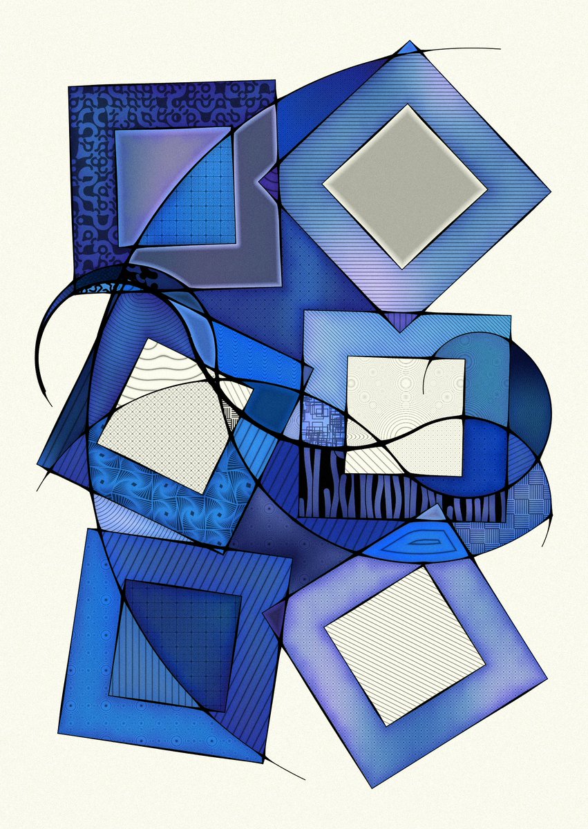r1b2art's tweet image. The Blue