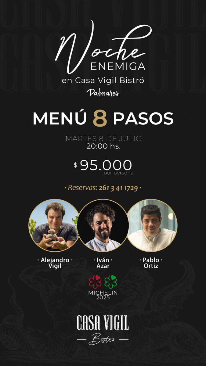 El 15/07 es mi cumple pero OJO con esta propuesta de <a href="/alevigilmalbec/">Alejandro Vigil</a> que es una gran manera de empezar a festejarlo, aunque siendo sincero cualquier excusa es válida para ir a esa noche única