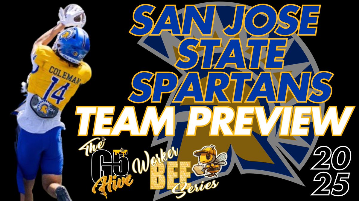 The G5 Hive (@g5hive) on Twitter photo Attention Sparta! Spread & Shred Time! We sit down w/<a href="/JacksonMoore247/">Jackson Moore</a> from <a href="/InsideSpartans/">Inside The Spartans</a> and preview the 2025 <a href="/SanJoseStateFB/">San Josรฉ State Football</a> Team! Now on YouTube, Apple & Spotify! While you are there hit that YouTube Subscribe button & give us a follow on X! #G5Hive youtu.be/nbaybZY3gWk Attention Sparta! Spread & Shred Time! We sit down w/<a href="/JacksonMoore247/">Jackson Moore</a> from <a href="/InsideSpartans/">Inside The Spartans</a> and preview the 2025 <a href="/SanJoseStateFB/">San Josรฉ State Football</a> Team! Now on YouTube, Apple & Spotify! While you are there hit that YouTube Subscribe button & give us a follow on X! #G5Hive youtu.be/nbaybZY3gWk