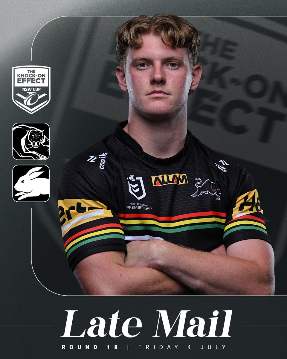 LATE MAIL 📬 Panthers coach Ben Harden has locked in his #NSWCup side to face the Rabbitohs.

👉🏽 bit.ly/RD18CupMail

#pantherpride 🐾 #KOECup