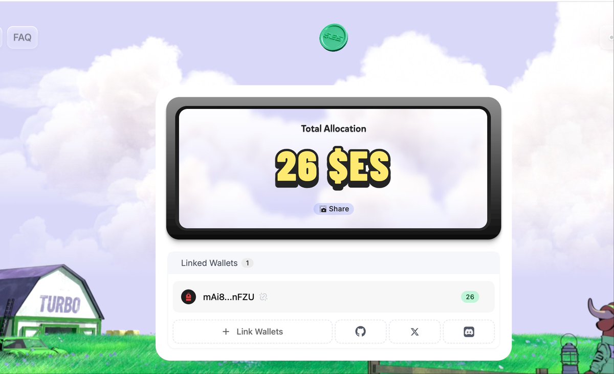 养牛发空投了，eclipse空投链接：

claims.eclipse.xyz ​​​

不知道说啥好，打发乞丐？