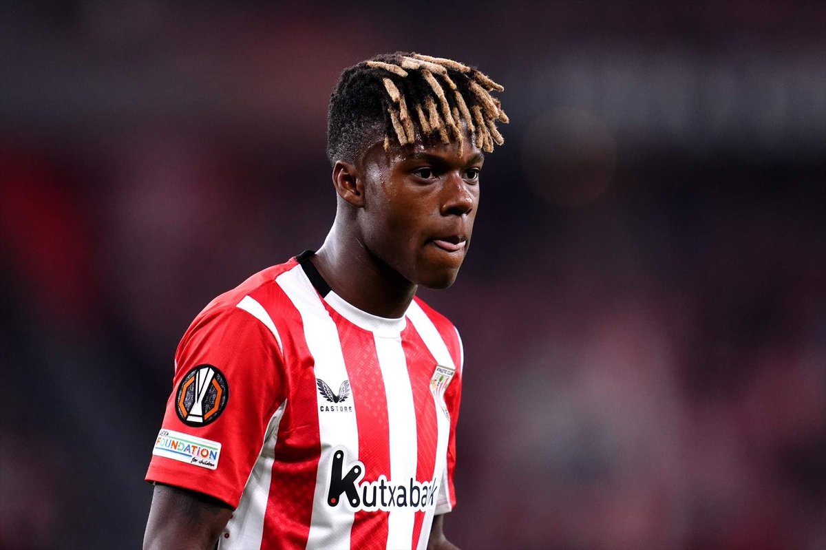 ☎️ Nico Williams dejó Marbella para ir a Bilbao para reunirse con su agente.

El jugador quiere ir si o si al Barça.

#Transfers #Mercato