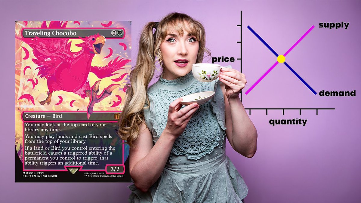 Want to talk about supply and demand and the new Final Fantasy Magic the Gathering set? Check out my YouTube video!

youtu.be/1tiCQZs2Tkc?si…