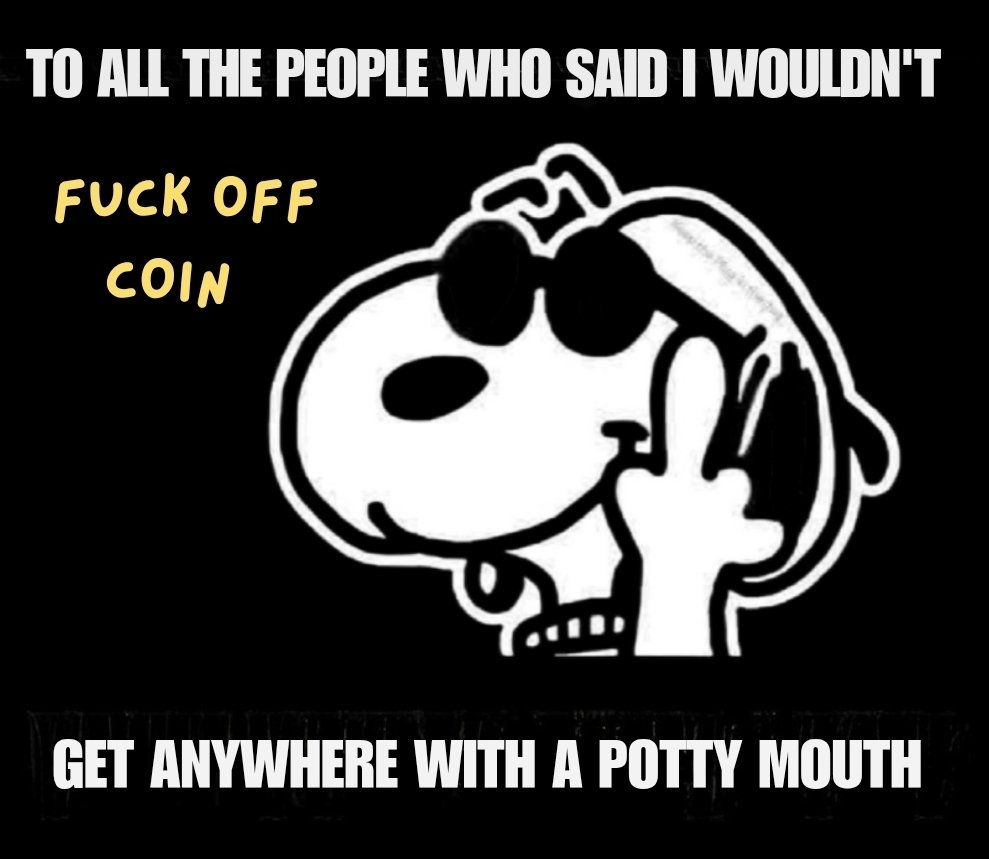 FOFF_AUSTRALIA's tweet image. Another beautiful day to tell an arsehole to FUCK OFF π
Own it π«΅
#FuckOffCoin