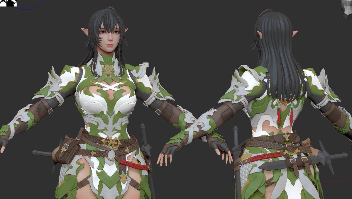 zaki_zero117's tweet image. #zbrush #3d #sculpting