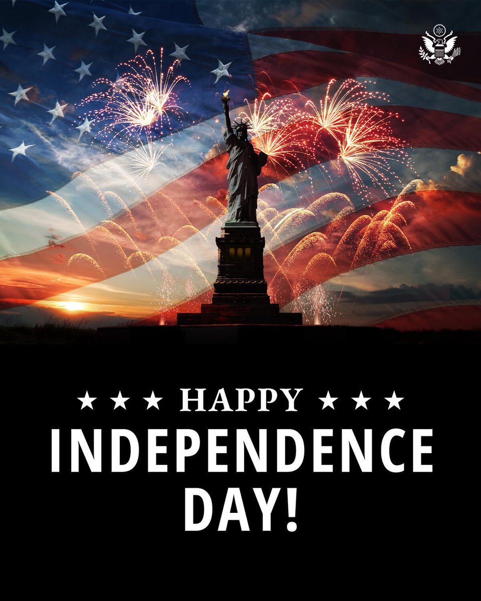 On behalf of the U.S. Embassy in Ulaanbaatar, I wish all my fellow Americans living in Mongolia a Happy Fourth of July.  Thank you for all you do to embody the American Spirit in the Land of the Eternal Blue Sky 🇺🇸🇲🇳