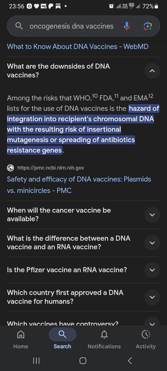 indepdubnrth's tweet image. If you received the Jansen or Astra Zeneca vaccine, these are DNA vaccines. Were you informed of risks associated with DNA vaccines?
If you received the Pfizer mRNA vaccine-were you informed that it contains mRNA & DNA, and that the DNA comes from a monkey virus: Simian Virus…