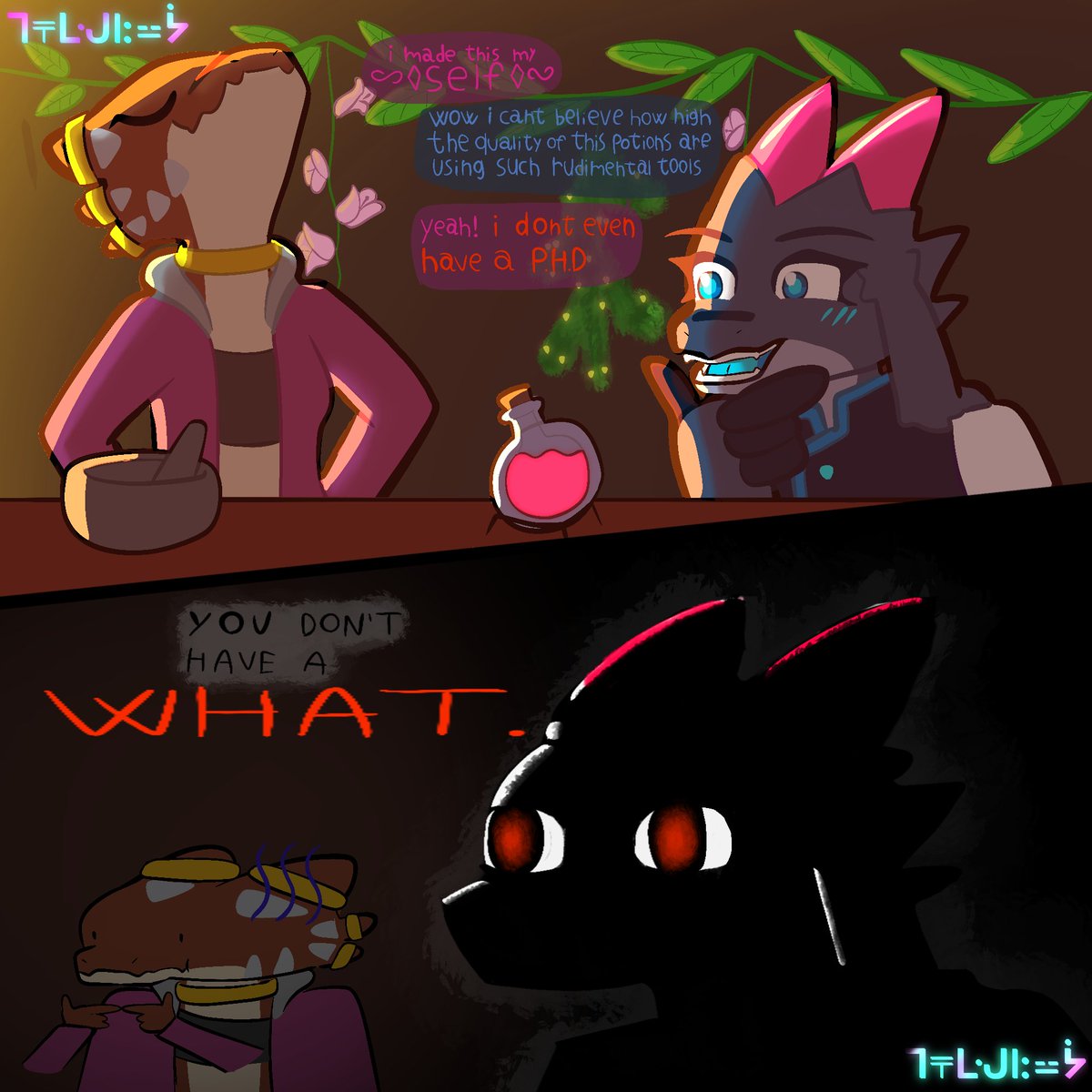 artfight for <a href="/kanodze206/">Kuki Kobold✨</a> 
uhh I like your character alot!
#artfight #kobold #art