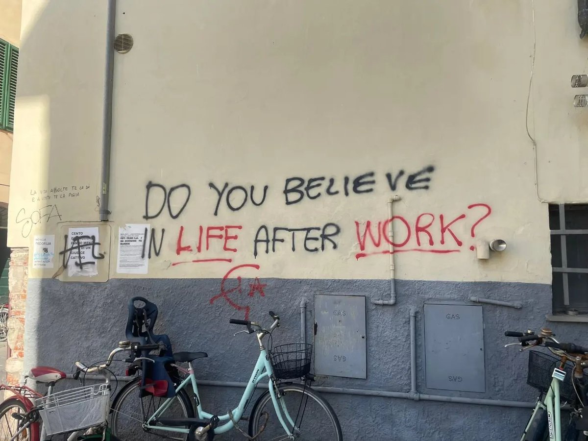 PHOTO | "Do you believe in life after work?"