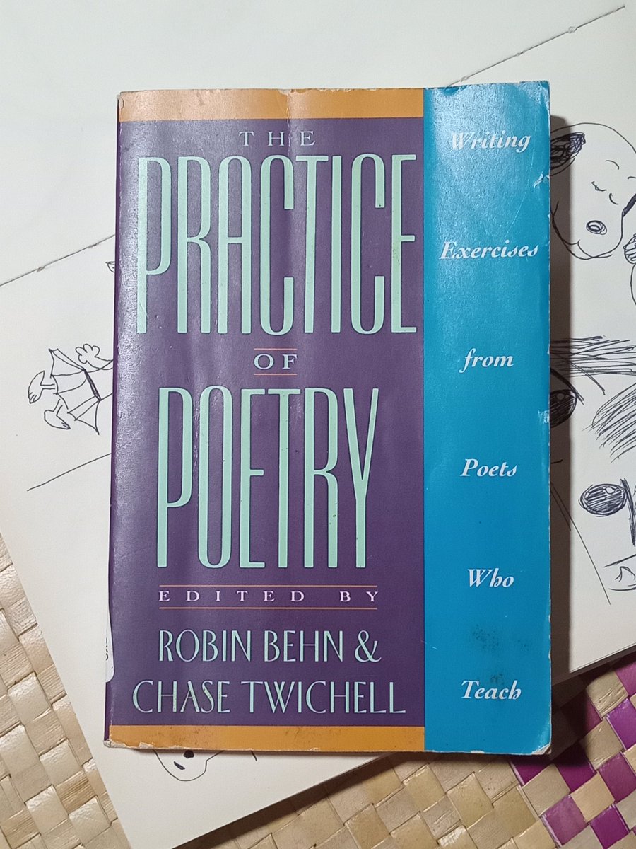 blu_archive's tweet photo. btw, this book (Practice of Poetry) is helping me a lot lately although I'm not posting much of what I'm creating. https://t.co/299gRPcJph