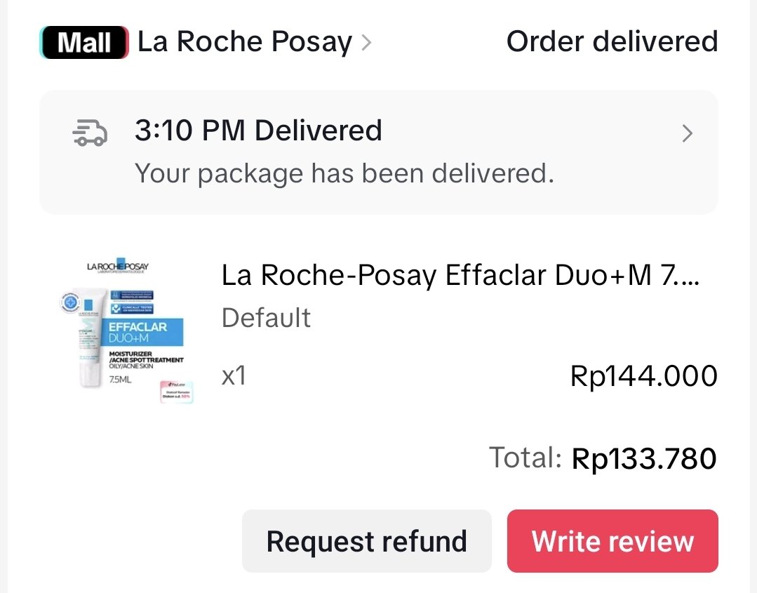 ☀️ WTS LRP EFFACLAR DUO+M 7,5ML inc. box ☀️
PRELOVED

(NO MINUS)
- Baru (Fresh)
- Ori
- Pembelian di bulan Juli
- Belum dipake
- Dom Bks

(BISA NEGO)
REPLY/DM

#zonauang️ #lrp