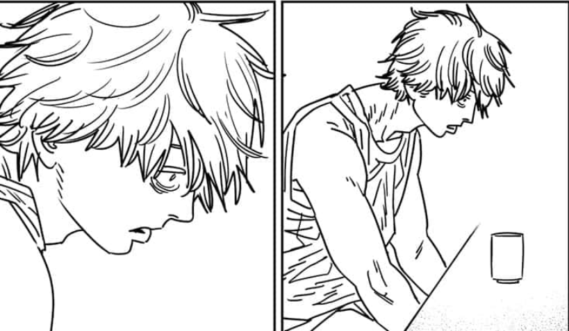anime denji wondering which girl he likes the most meanwhile manga denji wants to kill himself