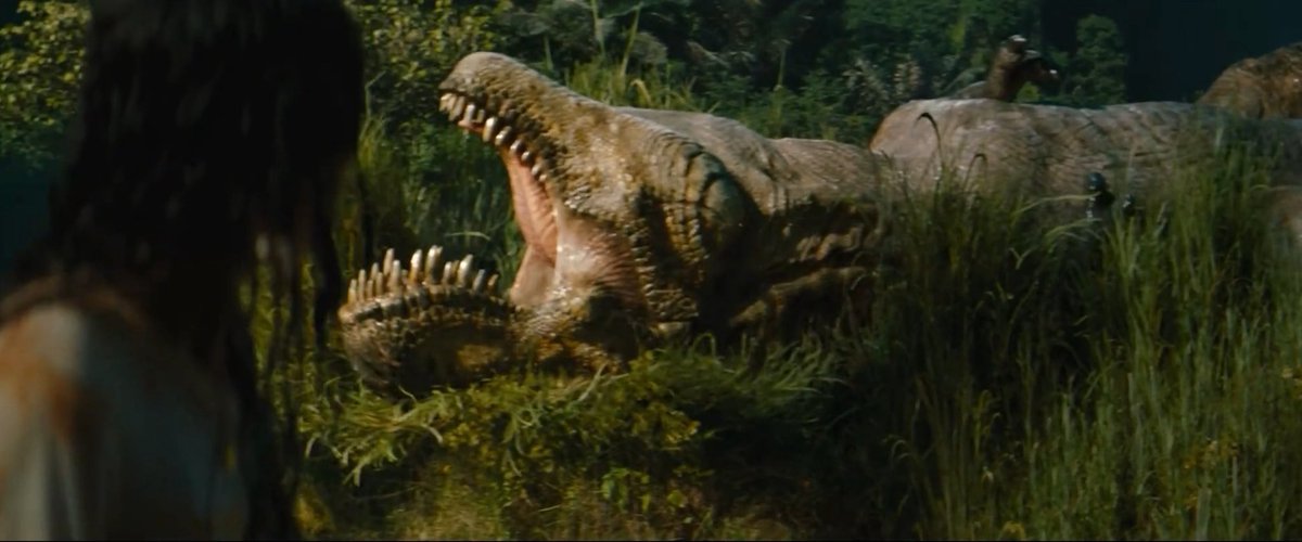 Watched Jurassic World Rebirth and one thing I do like a lot is that (for the most part) the dinos/creatures actually act more like animals.

In contrast to the blood thirsty killing machines of the other Jurassic World films