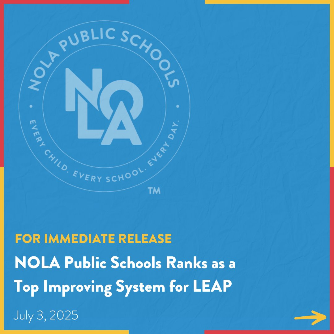 NOLA Public Schools tweet media