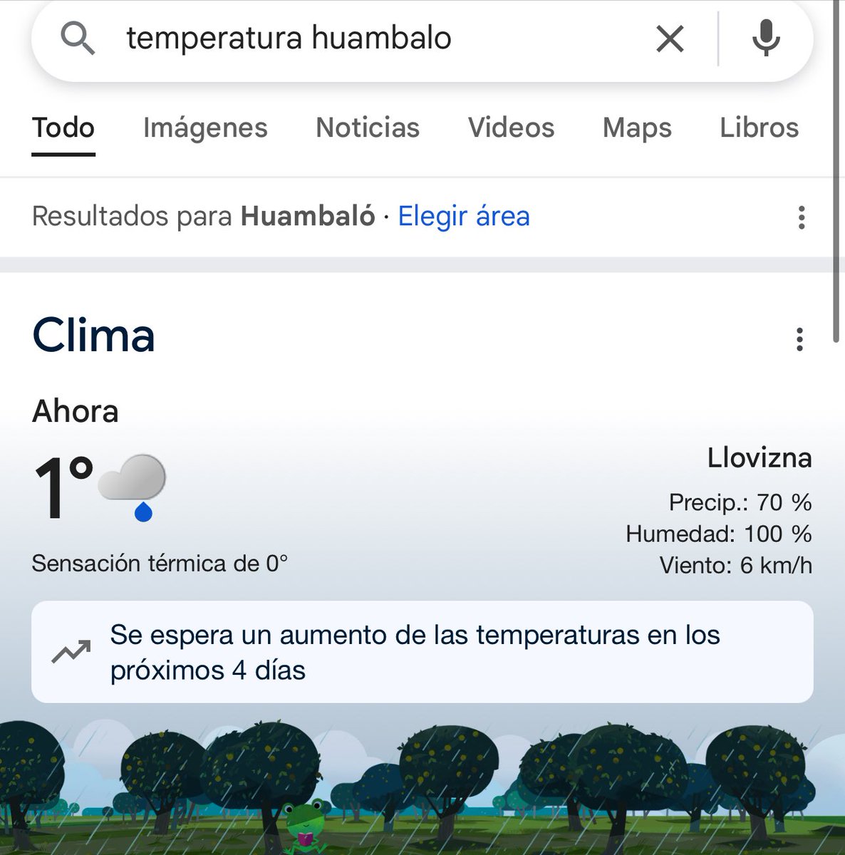 A esta hora en Huambaló - Pelileo estamos a 1 GRADO de temperatura y sensación térmica de CERO. ¡Hijueputa!🥶