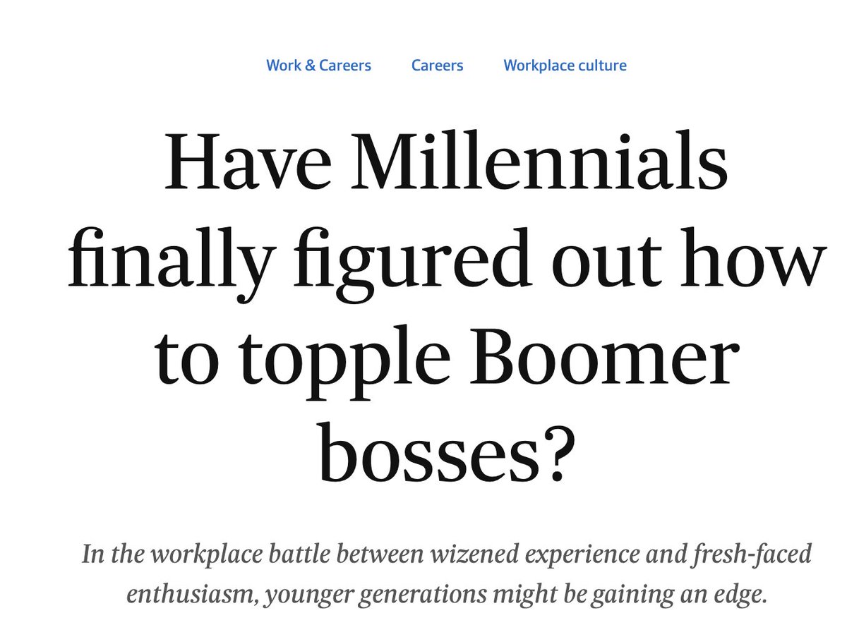 Does GEN X even exist anymore? The youngest Boomers are ~60yrs old. https://t.co/NpQZxZJ9U9