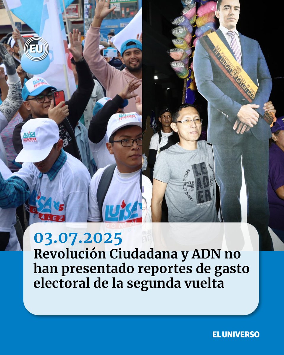 #RC #ADN | Ambas organizaciones políticas tienen hasta el 12 de julio para presentar sus informes de gastos e ingresos de campaña. ow.ly/sWFW50WkNyf