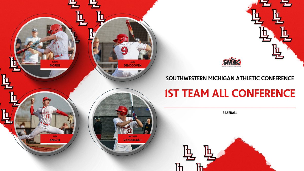 Congratulations to the Lancer 1st team all smac baseball players