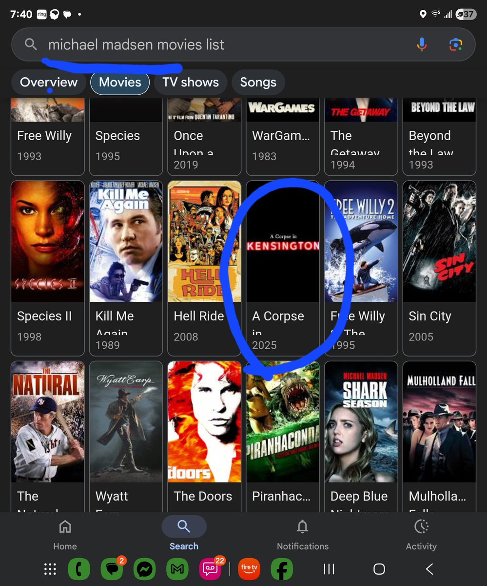 RIP Michael Madsen. He played not the best part in many of the best movies. Ironically, he is a corpse in 2025 lol