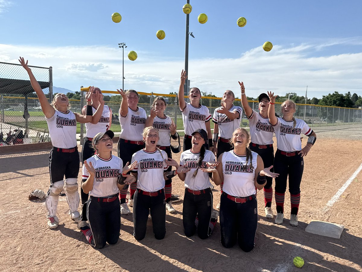 NE Quakes Gold - 16U Brown (@nequakesgold15) on Twitter photo Wins for pool play games 2 and 3. So many great hits and dingers for days!!! Bracket play starts tomorrow!
<a href="/london_larsen11/">London Larsen</a> 💣<a href="/CoraxFitzgerald/">Cora Fitzgerald</a> 💣<a href="/tmacholan_06/">Taytum Macholan</a> 💣
<a href="/KaitlynnONeil/">Kaitlynn O’Neil</a> 💣
<a href="/laynie_brown/">Laynie Brown</a> 💣💣 Wins for pool play games 2 and 3. So many great hits and dingers for days!!! Bracket play starts tomorrow!
<a href="/london_larsen11/">London Larsen</a> 💣<a href="/CoraxFitzgerald/">Cora Fitzgerald</a> 💣<a href="/tmacholan_06/">Taytum Macholan</a> 💣
<a href="/KaitlynnONeil/">Kaitlynn O’Neil</a> 💣
<a href="/laynie_brown/">Laynie Brown</a> 💣💣