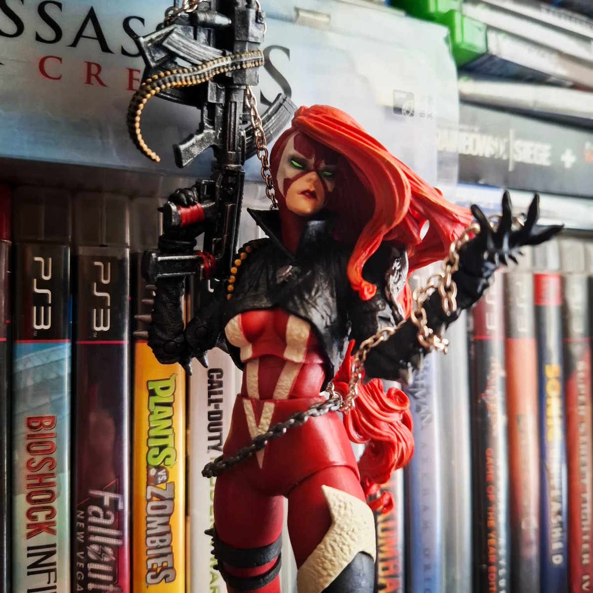 Khaleb_04's tweet image. Los tacones me costo mucho de posarlo.
#spawn #spawncomics #spawnfigures #mcfarlanetoys #actionfigures