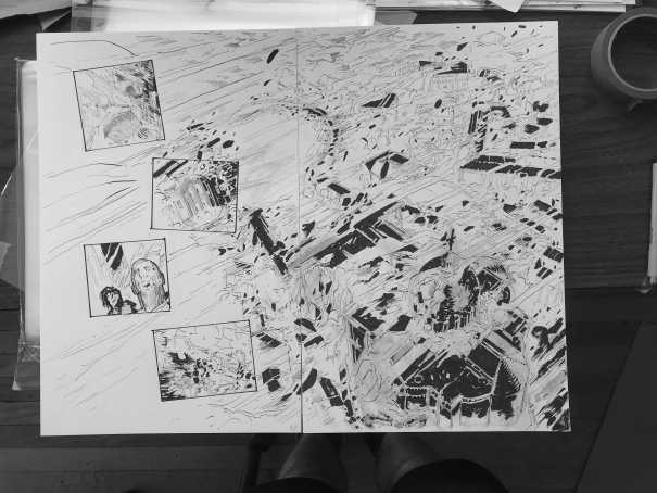kickstarter.com/projects/perak…

double page splash from issue 3 hasn't sold yet.  

39 year old me is 19 year old me's favorite artist, it's called the Narwhal time loop paradox