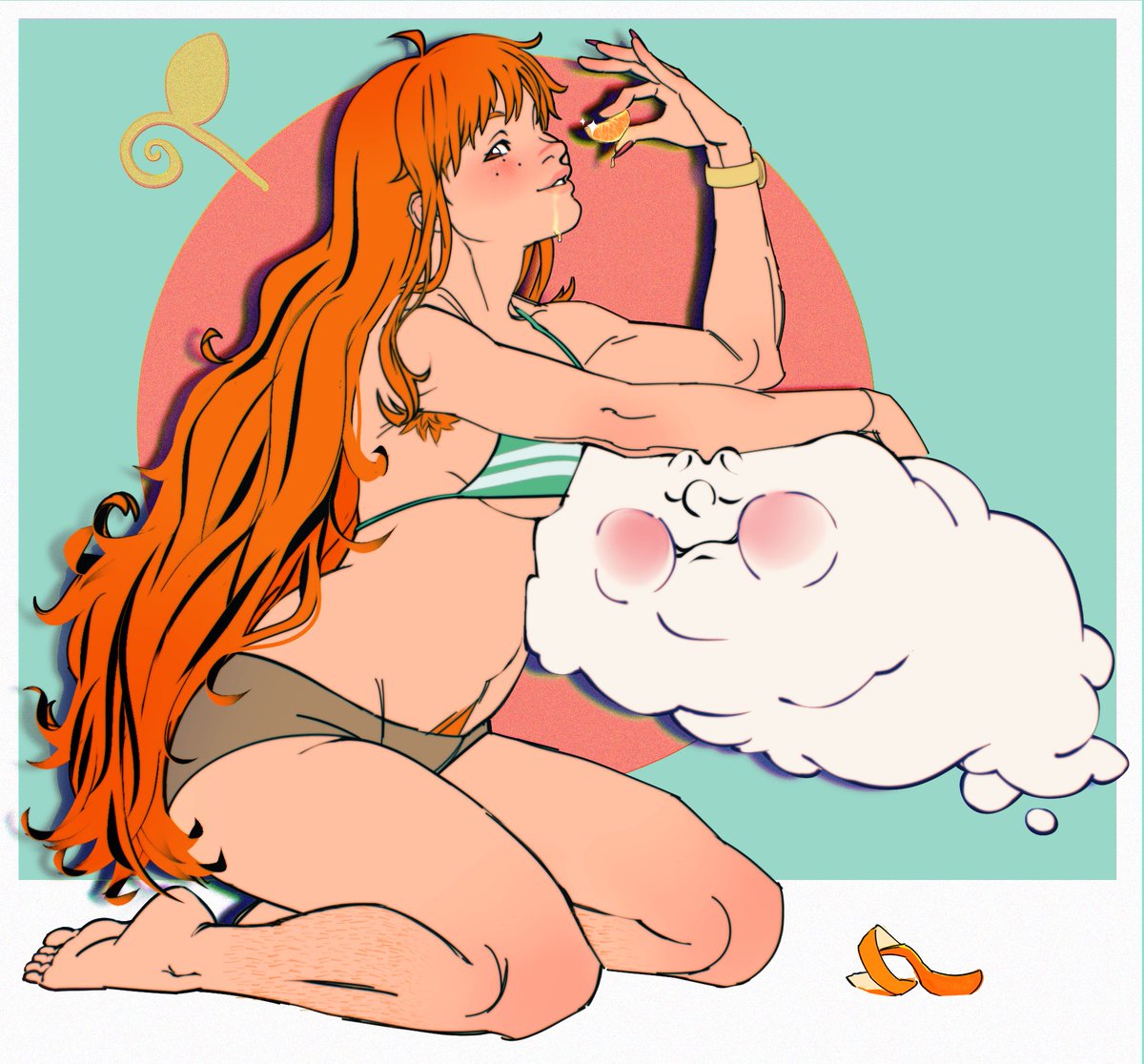 ClayBooots's tweet image. [ #nami #onepiece ]
Happy (late) birthday to Nami 🧎‍➡️she cat burgled my heart