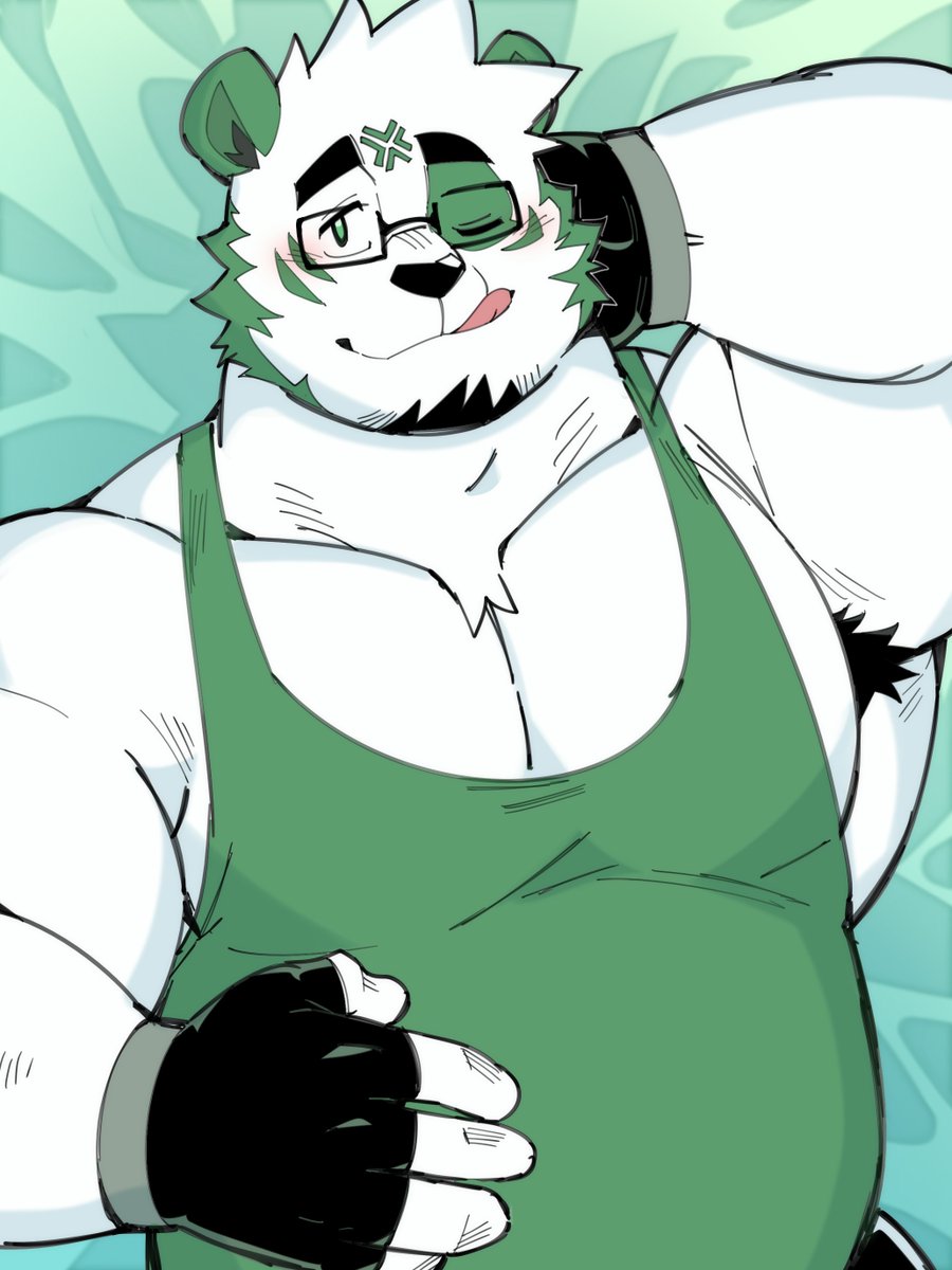 i'm a panda! 🐼 💚

🎨 amazing art by @/kokukokuboo.bsky.social 💜