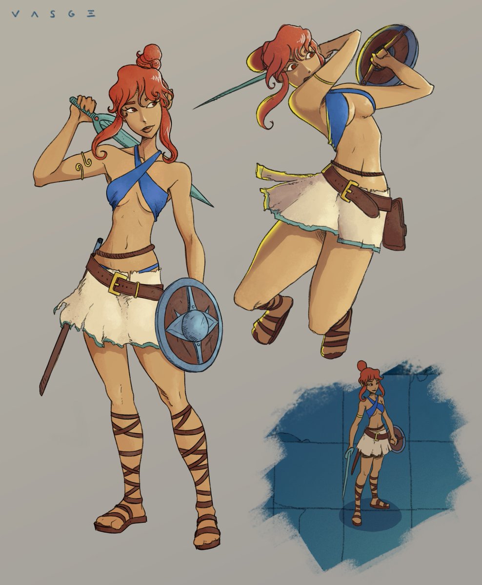 vassssge's tweet image. Someone asked me on stream if I'd ever make a game about TIDES, my short film. I have been thinking about that for a while, so I made this design experiment: This is the main character of the film redesigned as a Zelda-like player character!