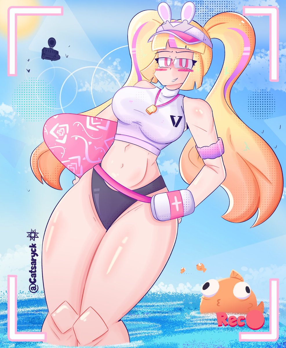 Lennox Rose is ready to guard your local Coastline 

(lifeguard Lennox - My design)

#Fortnite #FortniteArt
#フォートナイトイラスト