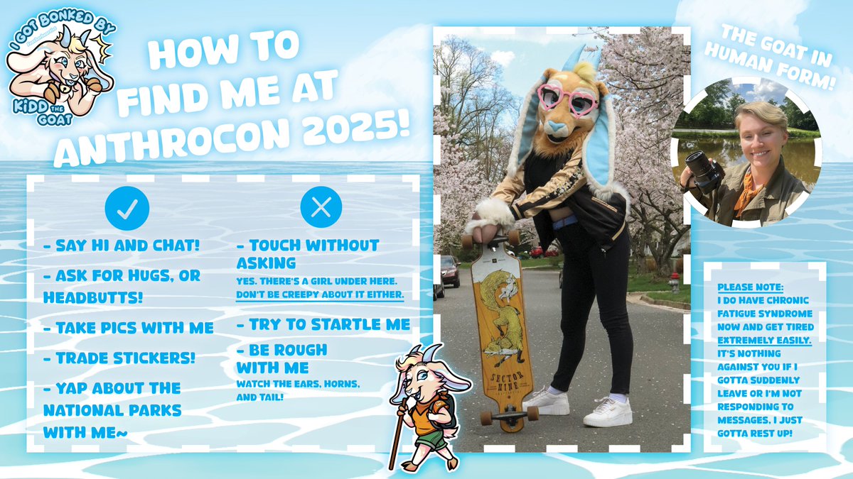 Kidd the Goat 🔜 ANTHROCON! tweet media