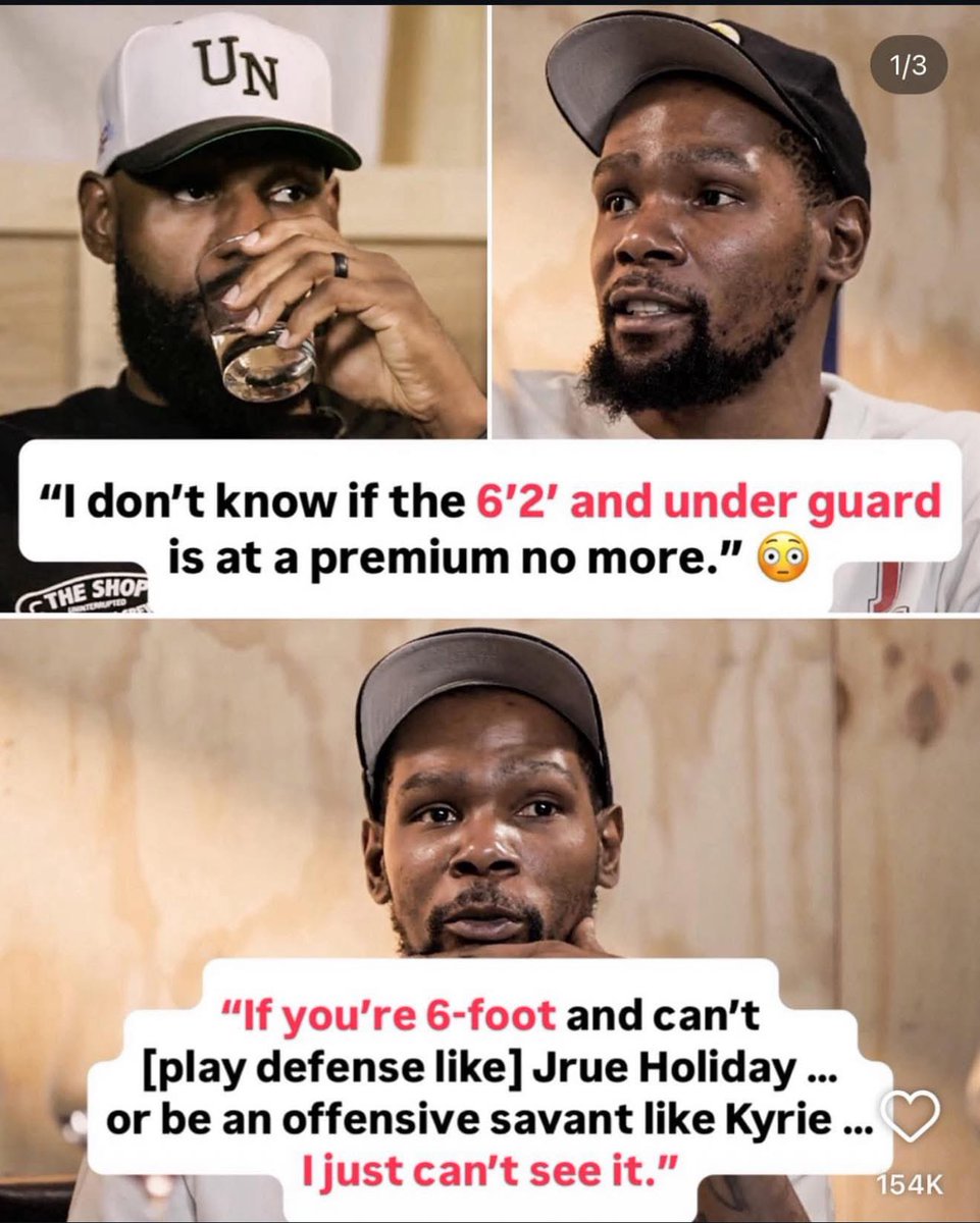 SidsickSevan's tweet image. 2k pay attention to this and stop pigeon holing us into playing with smaller guards. The game is changing. Change along with it and allow big guards and big forwards to be versatile. Small guards can be special but the game is now for the giants. Let’s reflect that please