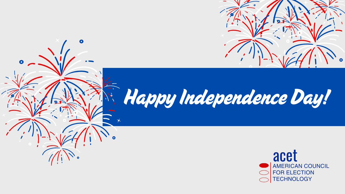 American Council for Election Technology tweet media