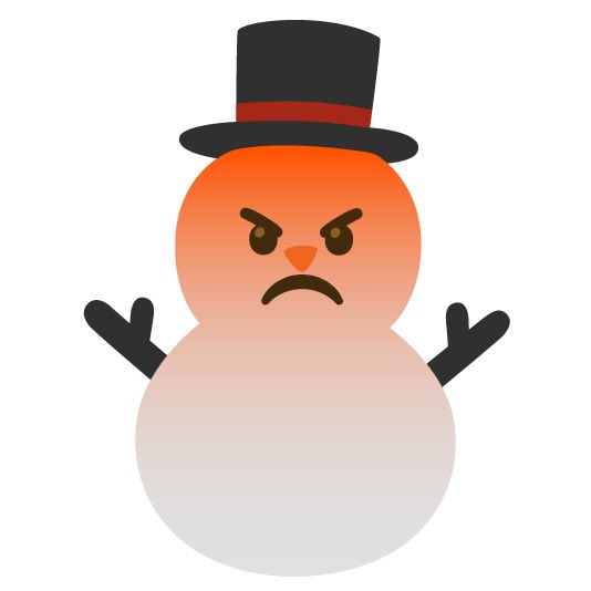 Each year more and more snowmen lose their jobs due to global warming