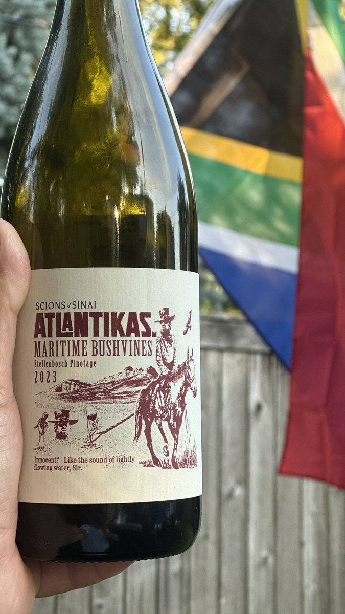 How cool is this? Visiting our friends in Cincinnati for the 4th🇺🇸 and we have Pinotage and the SA flag flying.🤩
